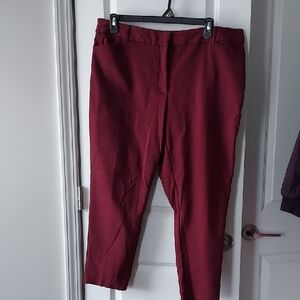 Liz Claorborne Women's Burgundy Pants 16w